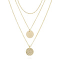 Fashion Layered Moon Pendant Necklace