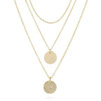 Fashion Layered Moon Pendant Necklace