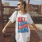 Baseball Mom Shirt Womens Baseball Shirts Oversized Hey Batter Batter Swing Graphic Ballpark Gift Short Sleeve Tops Casual Outfits Jeans Elegant White Baggy School Outfits Tees Fashion Loose