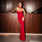 Simple Halter Sheath Skinny Fashion Party Holiday Dress