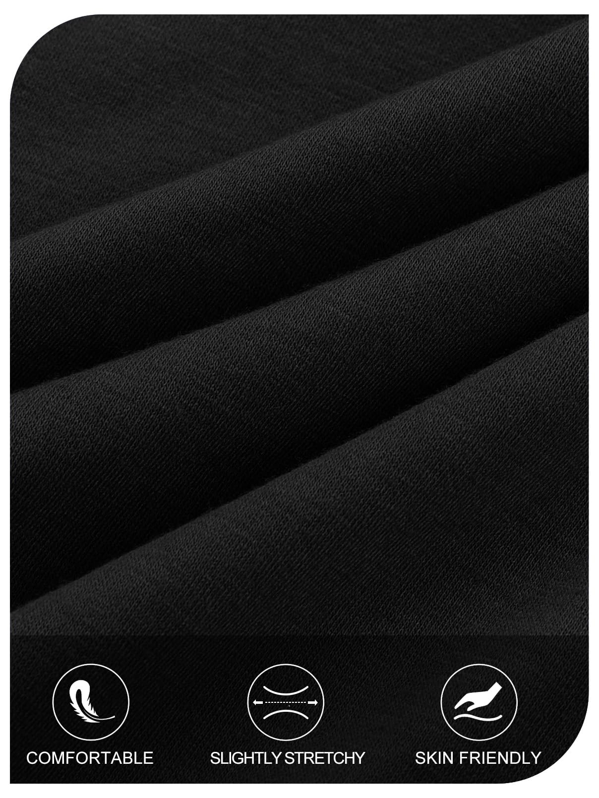 Black knit fabric for women's sleeveless tank dress, slightly stretchy and skin-friendly