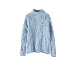 Half Turtleneck Hollow Sweater