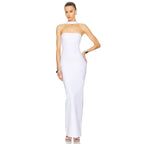 Simple Halter Sheath Skinny Fashion Party Holiday Dress