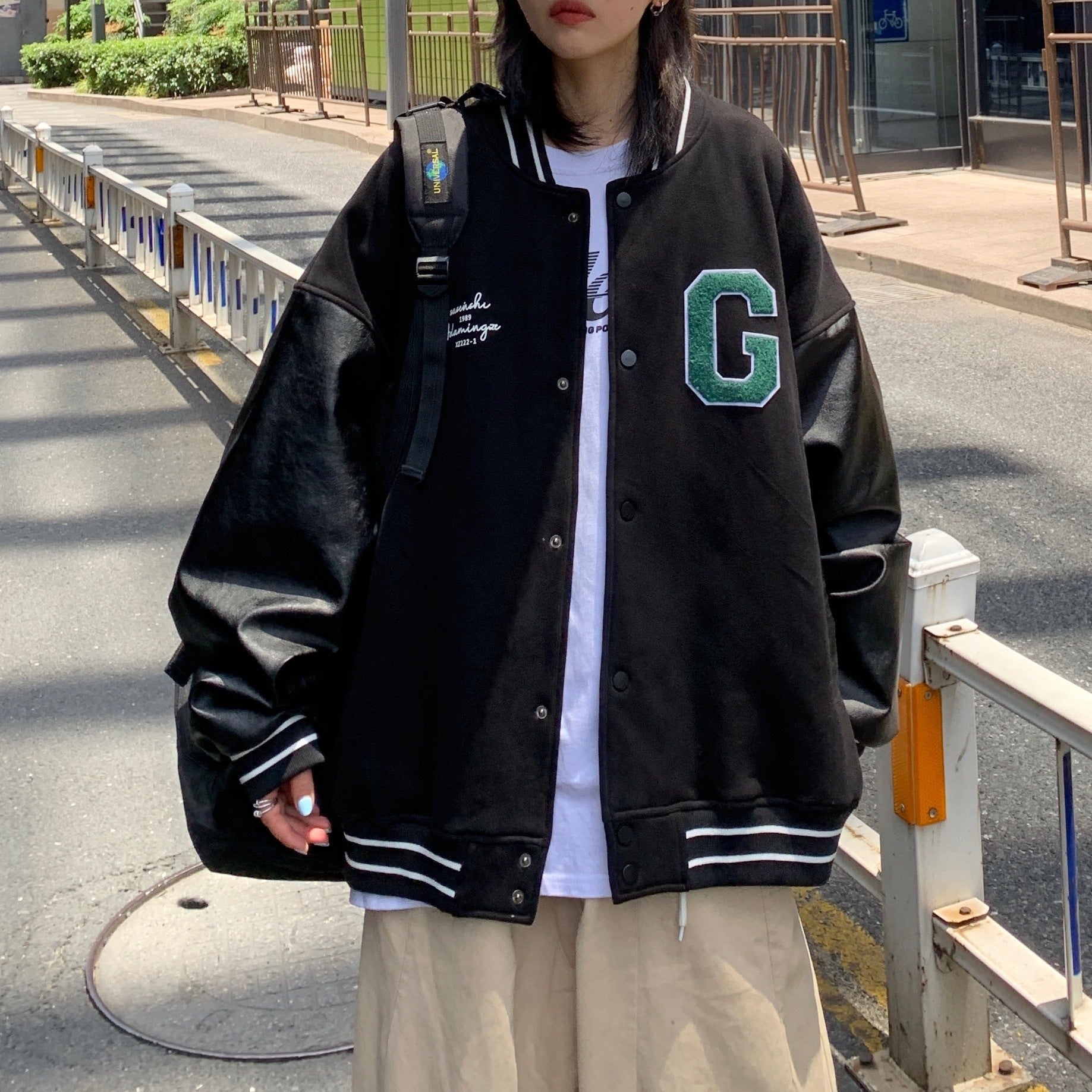 Leather Bomber Women's Vintage Fried Street Coat