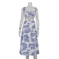 Tank Top  Hip Wrap  Half Skirt Fashionable And Stylish Two-piece Set