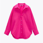 Urban Casual Multi-color Poplin Shirt