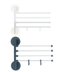 Perforation-free Multi-purpose Rotating Towel Rack For Household Products